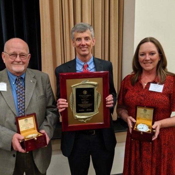 Dennis Martin, John Thorington, and Lynn Reece were recently honored with Maritime Industry Awards by the Propeller Club