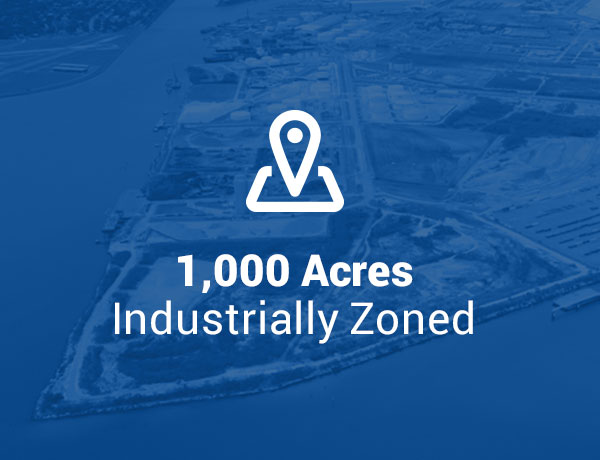 1000 Acres Industrially Zoned