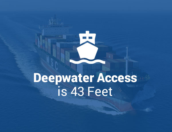 Deepwater Access is 43 Feet